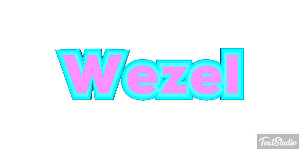 Wezel Efeito do texto