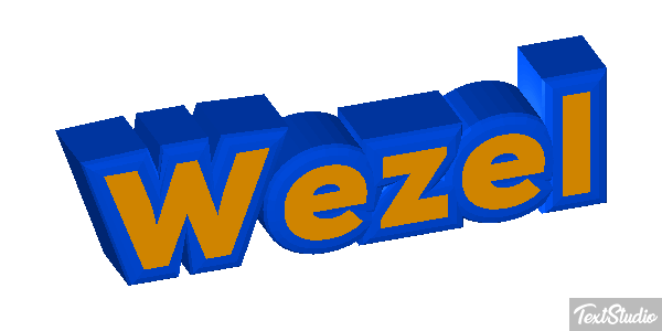 Wezel Efeito do texto