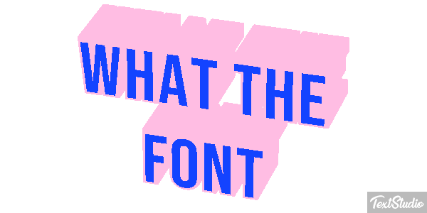 What The Font Text effect