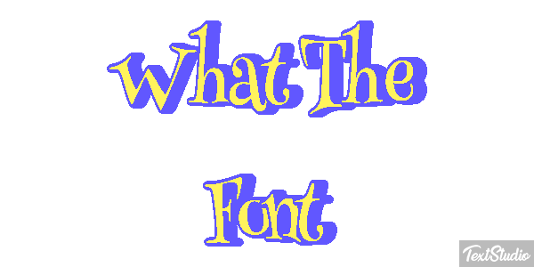 What The Font Text effect