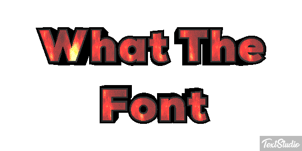 What The Font Text effect