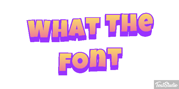 What The Font Text effect