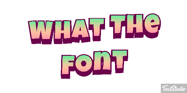 What The Font Text effect