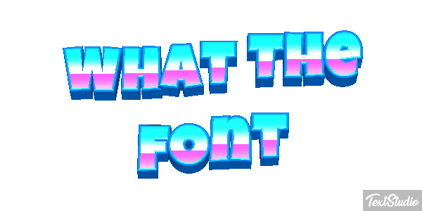 What The Font Text effect