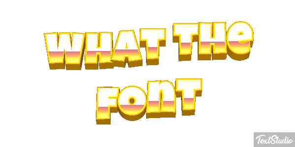 What The Font Text effect