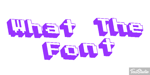 What The Font Text effect
