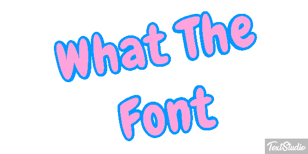 What The Font Text effect