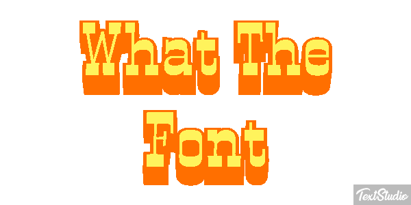 What The Font Text effect