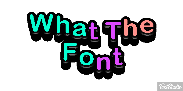 What The Font Text effect