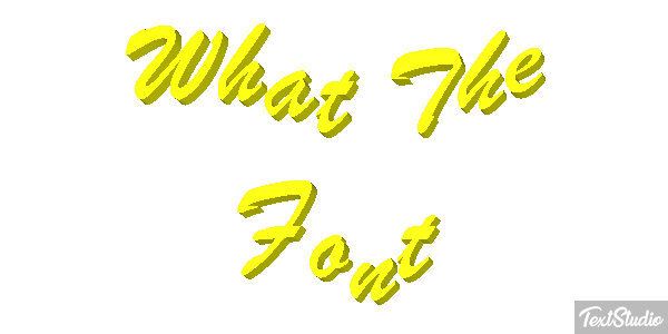 What The Font Text effect
