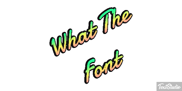 What The Font Text effect