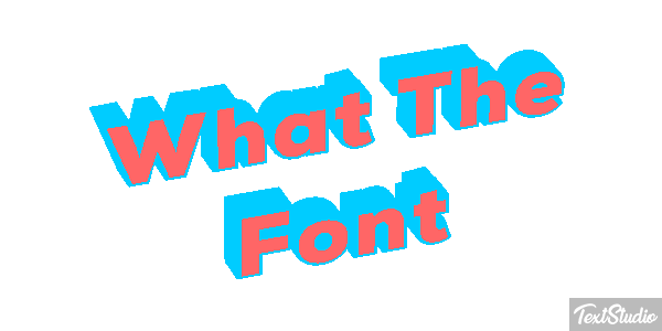 What The Font Text effect