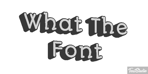 What The Font Text effect
