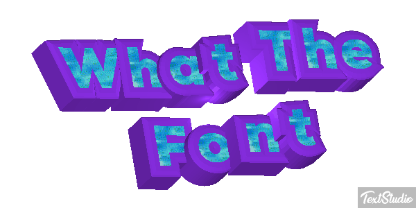 What The Font Text effect