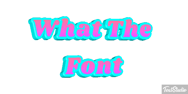 What The Font Text effect