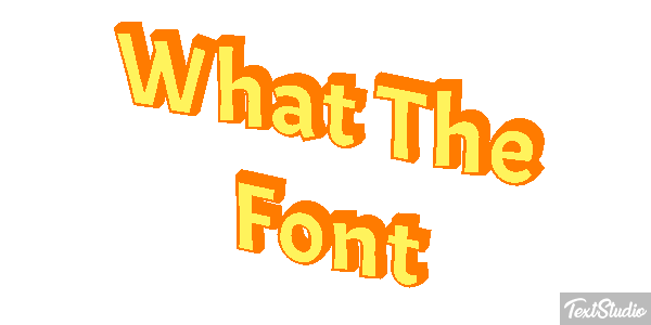 What The Font Text effect