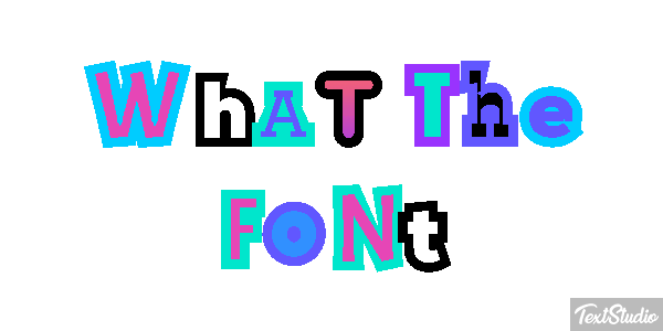 What The Font Text effect