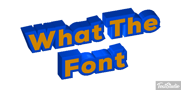 What The Font Text effect