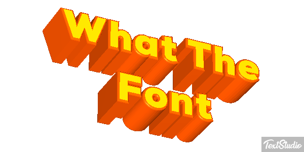 What The Font Text effect