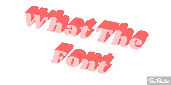 What The Font Text effect