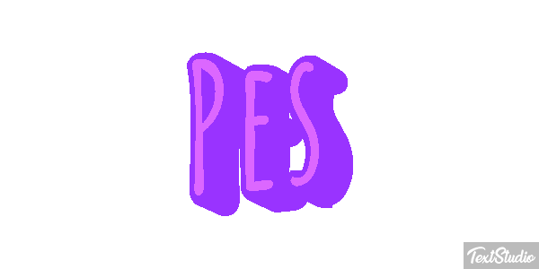 Pés Effetto testo