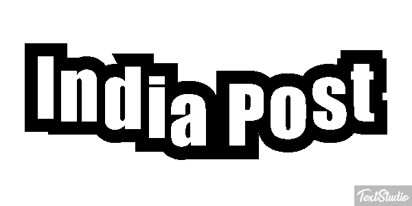 Índia Post Text effect