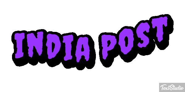 Índia Post Text effect