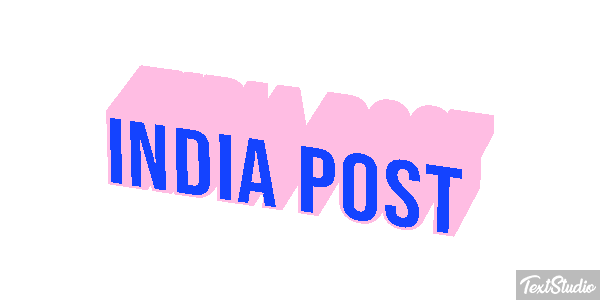 Índia Post Text effect