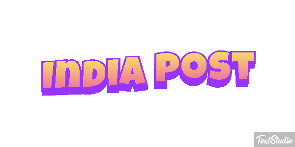 Índia Post Text effect