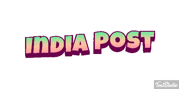 Índia Post Text effect