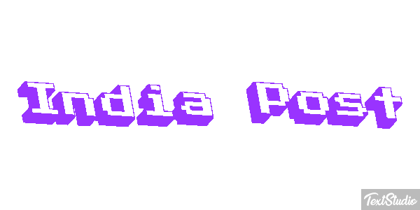 Índia Post Text effect