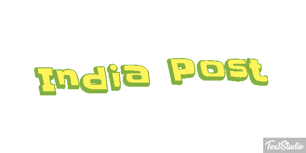 Índia Post Text effect