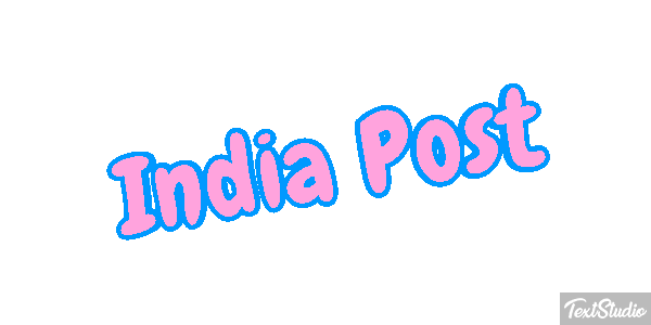 Índia Post Text effect