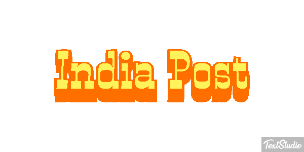 Índia Post Text effect