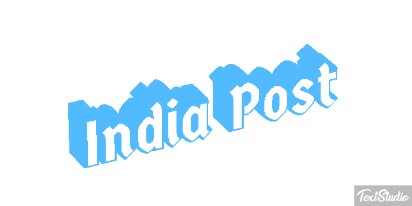 Índia Post Text effect