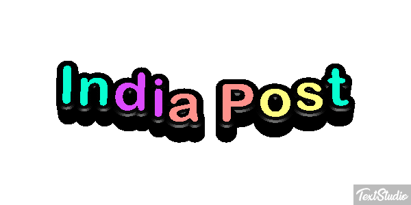 Índia Post Text effect
