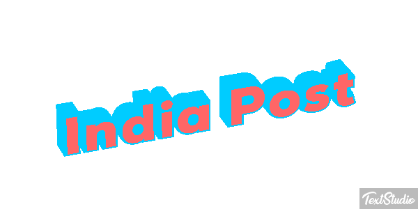 Índia Post Text effect