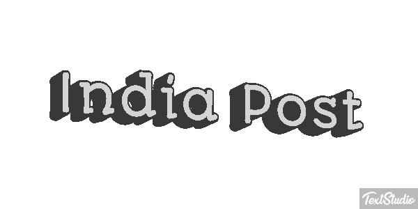 Índia Post Text effect