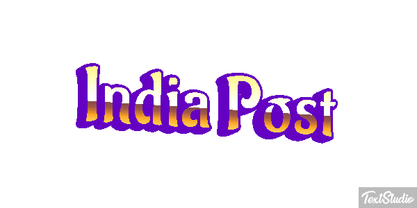 Índia Post Text effect