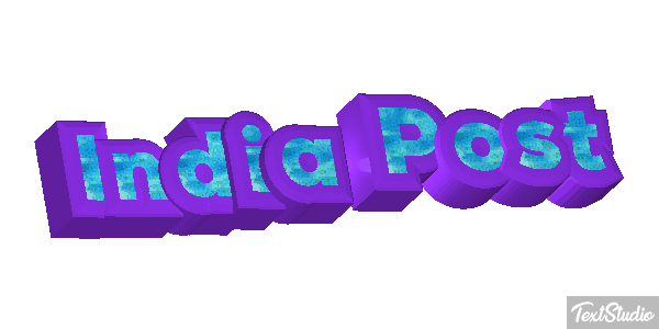 Índia Post Text effect