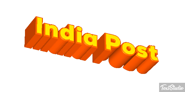 Índia Post Text effect