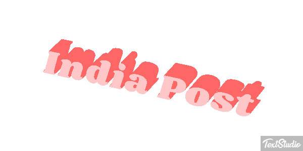 Índia Post Text effect