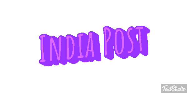 Índia Post Text effect