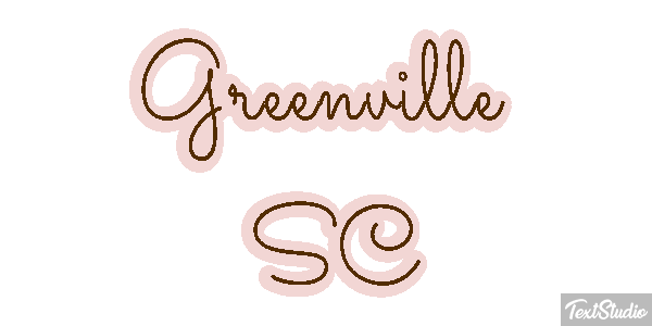 Greenville SC Effetto testo