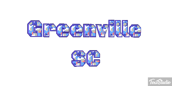 Greenville SC Effetto testo