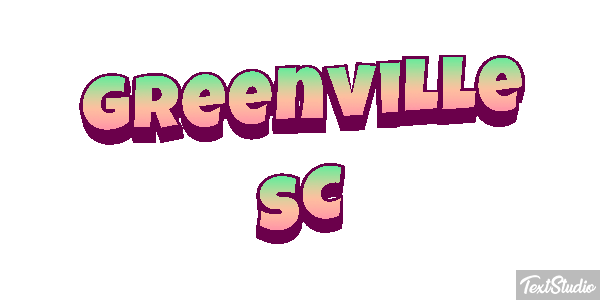 Greenville SC Effetto testo