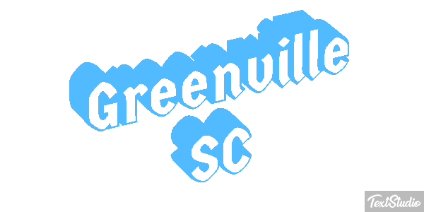 Greenville SC Effetto testo