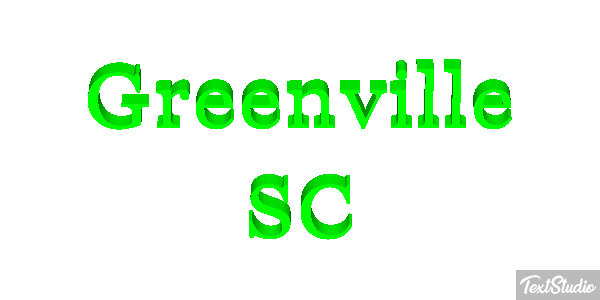 Greenville SC Effetto testo
