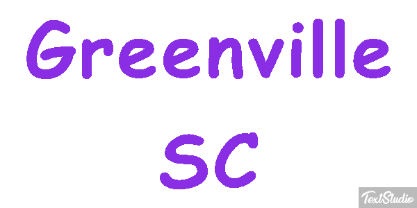 Greenville SC Effetto testo