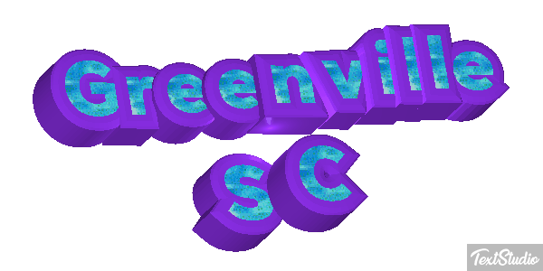 Greenville SC Effetto testo